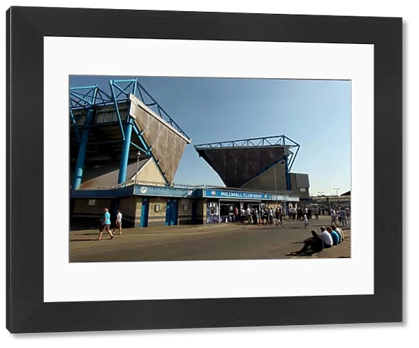 Millwall vs Burnley: The Den - Fans Gathering Before Npower Championship Clash (10-01-2011)