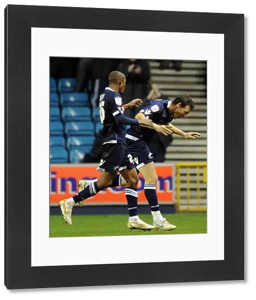 Millwall's Darius Henderson Scores the Opening Goal vs. Coventry City in Npower Championship (1st November 2011)