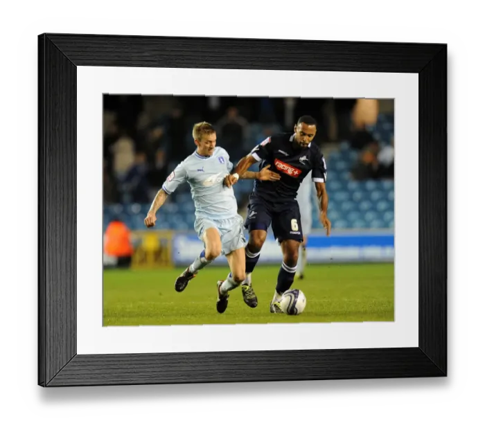 Framed Print : Battle for Supremacy: Millwall vs. Coventry City in Npower Championship Clash Framed Print : Battle for Supremacy: Millwall vs. Coventry City in Npower Championship Clash