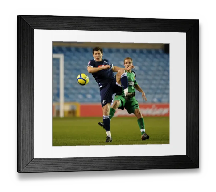Framed Print : A Striker Showdown at The Den: Henderson vs Doe in FA Cup Third Round Replay Framed Print : A Striker Showdown at The Den: Henderson vs Doe in FA Cup Third Round Replay