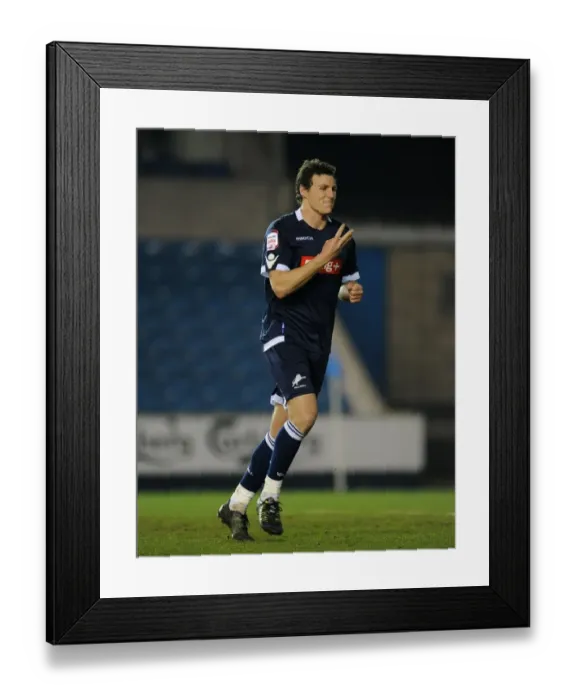 Framed Print : Millwall's Fourth Goal Blitz: Darius Henderson Celebrates in FA Cup Third Round Replay Against Dagenham & Redbridge (17-01-2012, The Den) Framed Print : Millwall's Fourth Goal Blitz: Darius Henderson Celebrates in FA Cup Third Round Replay Against Dagenham & Redbridge (17-01-2012, The Den)