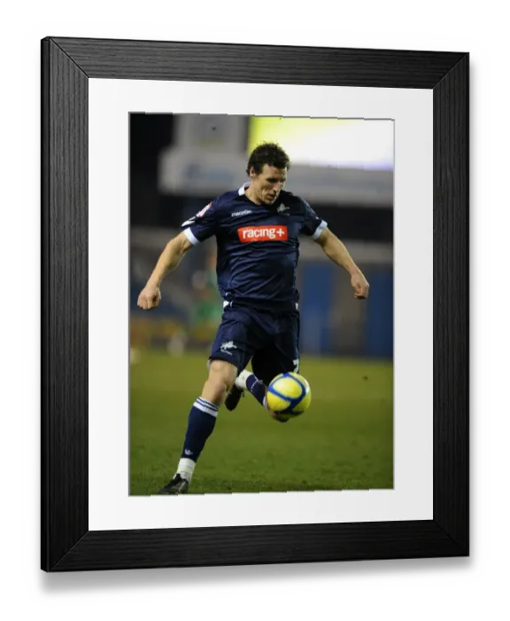 Framed Print : Millwall's FA Cup Upset: Darius Henderson Scores in Third Round Replay Against Dagenham & Redbridge at The Den Framed Print : Millwall's FA Cup Upset: Darius Henderson Scores in Third Round Replay Against Dagenham & Redbridge at The Den