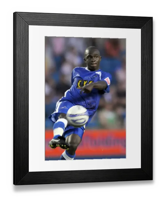Framed Print : Millwall's Ali Fuseini: Unyielding Performance in the Tense Battle against Oldham Athletic (2009) Framed Print : Millwall's Ali Fuseini: Unyielding Performance in the Tense Battle against Oldham Athletic (2009)