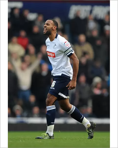 Millwall's Liam Trotter Scores Historic Goal Against Rival West Ham United in Npower Championship (04-02-2012, Upton Park)