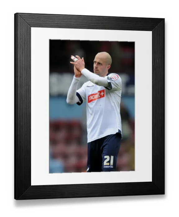 Framed Print : Millwall's Alan Dunne Salutes Fans After Npower Championship Victory Over West Ham United (04-02-2012, Upton Park) Framed Print : Millwall's Alan Dunne Salutes Fans After Npower Championship Victory Over West Ham United (04-02-2012, Upton Park)