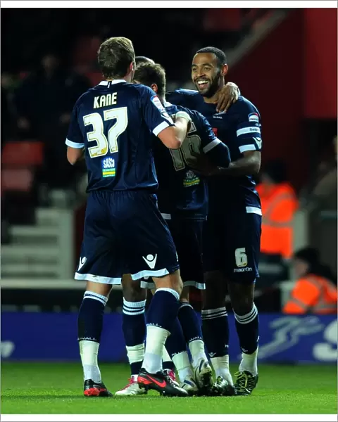 Millwall's Liam Trotter Scores First Goal in FA Cup Fourth Round Replay Against Southampton (07-02-2012, St Mary's Stadium)
