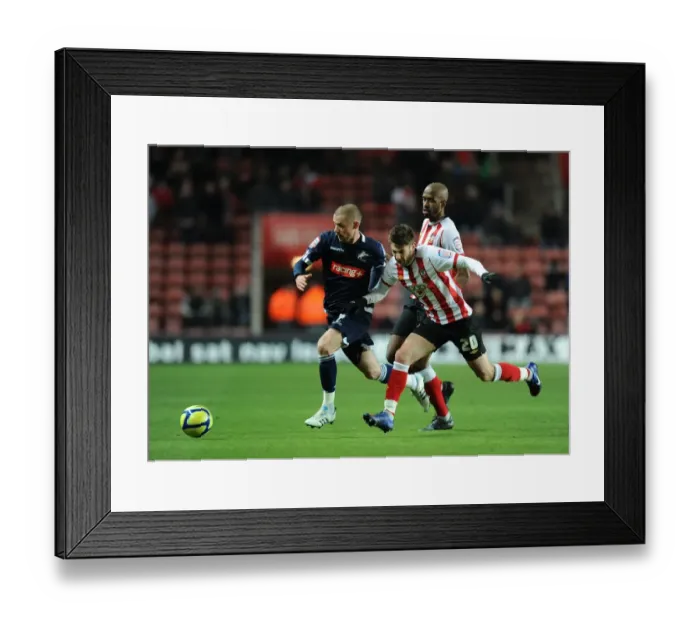 Framed Print : Battle for the FA Cup: Lallana vs. Dunne in Millwall vs. Southampton Rivalry Framed Print : Battle for the FA Cup: Lallana vs. Dunne in Millwall vs. Southampton Rivalry