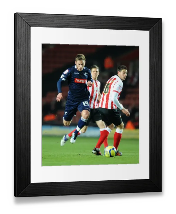 Framed Print : Battle for the FA Cup: Southampton vs. Millwall - Aaron Martin and James Henry Clash at St. Mary's Stadium Framed Print : Battle for the FA Cup: Southampton vs. Millwall - Aaron Martin and James Henry Clash at St. Mary's Stadium