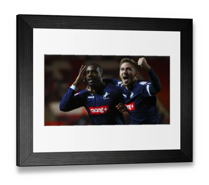 Framed Print : Millwall's Dany N'Guessan Scores the Winner in FA Cup Fourth Round Replay Against Southampton