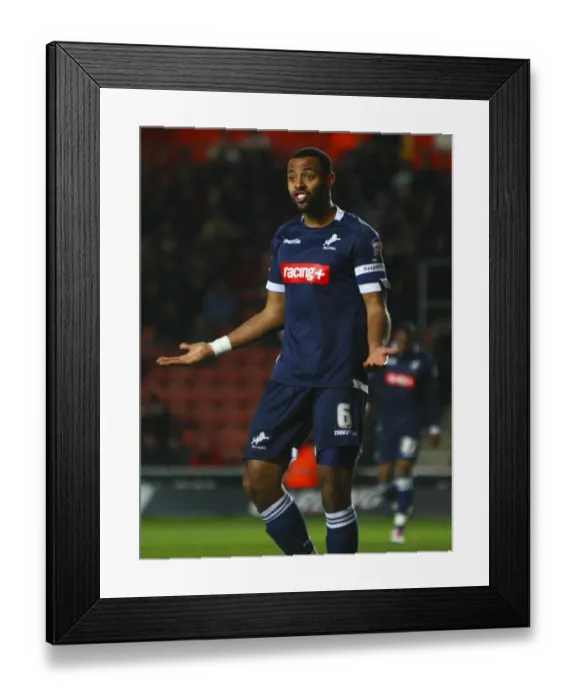 Framed Print : Millwall vs Southampton: FA Cup Fourth Round Replay at St Mary's Stadium - Liam Trotter's Thrilling Performance Framed Print : Millwall vs Southampton: FA Cup Fourth Round Replay at St Mary's Stadium - Liam Trotter's Thrilling Performance