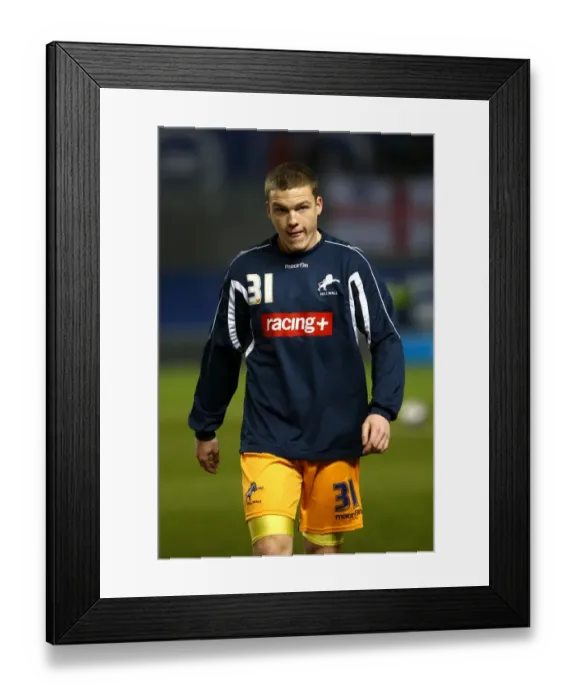 Framed Print : Shane Lowry in Action for Millwall against Brighton and Hove Albion in the Npower Championship (February 14, 2012, AMEX Stadium)