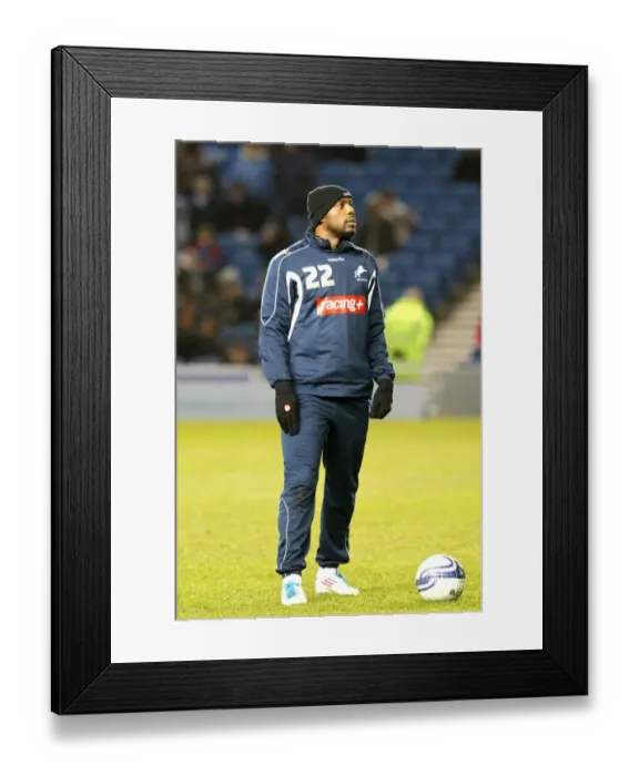 Framed Print : Millwall's Dany N'Guessan at AMEX Stadium: February 14, 2012 - Millwall vs. Brighton and Hove Albion in the Npower Championship Framed Print : Millwall's Dany N'Guessan at AMEX Stadium: February 14, 2012 - Millwall vs. Brighton and Hove Albion in the Npower Championship