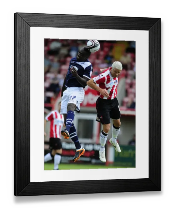 Framed Print : Clash at St. James Park: Exeter City vs. Millwall - Pre-Season Friendly (04-08-2012) Framed Print : Clash at St. James Park: Exeter City vs. Millwall - Pre-Season Friendly (04-08-2012)