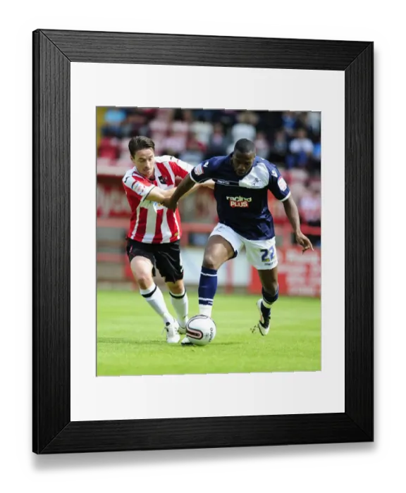 Framed Print : Pre Season Friendly - Exeter City v Millwall - St James Park Framed Print : Pre Season Friendly - Exeter City v Millwall - St James Park