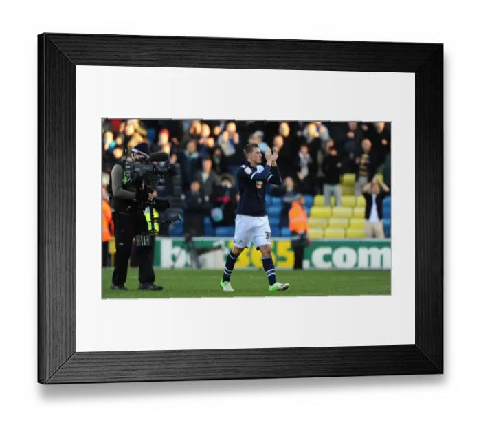 Framed Print : Millwall's Chris Wood Basks in Victory: Millwall v Leeds United, Npower Championship at The New Den (18-11-2012) Framed Print : Millwall's Chris Wood Basks in Victory: Millwall v Leeds United, Npower Championship at The New Den (18-11-2012)