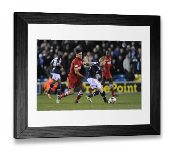 Framed Print : npower Football League Championship - Millwall v Charlton Athletic - The Den Framed Print : npower Football League Championship - Millwall v Charlton Athletic - The Den