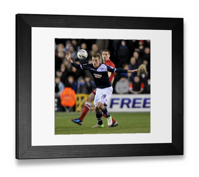 Framed Print : Millwall vs Charlton Athletic: Intense Moment in Npower Championship Match at The Den Framed Print : Millwall vs Charlton Athletic: Intense Moment in Npower Championship Match at The Den