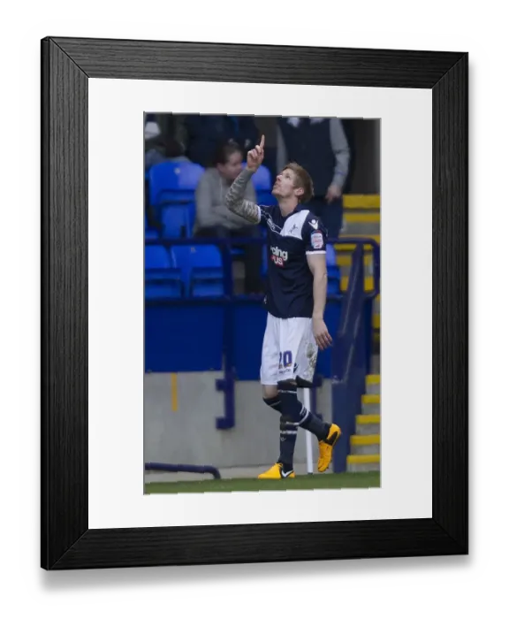 Framed Print : Millwall's Andy Keogh Scores Penalty Against Bolton Wanderers in Npower Championship Match Framed Print : Millwall's Andy Keogh Scores Penalty Against Bolton Wanderers in Npower Championship Match