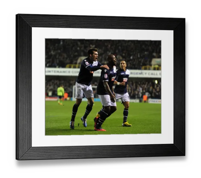 Framed Print : FA Cup - Fourth Round - Millwall v Aston Villa - The Den Framed Print : FA Cup - Fourth Round - Millwall v Aston Villa - The Den