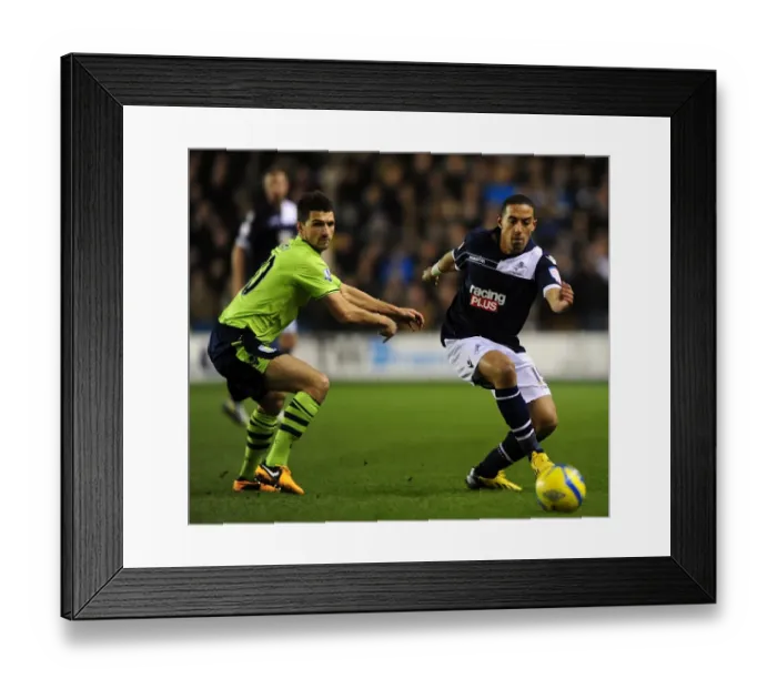 Framed Print : Millwall vs Aston Villa: FA Cup Fourth Round Clash - Feeney vs Lichaj Battle at The Den Framed Print : Millwall vs Aston Villa: FA Cup Fourth Round Clash - Feeney vs Lichaj Battle at The Den