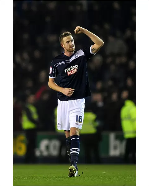 Millwall's FA Cup Upset: Beevers Celebrates Victory over Aston Villa (Round 4, The Den - 25-01-2013)
