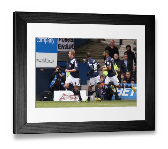 Framed Print : Millwall's Rob Hulse Celebrates Second Goal in FA Cup Fifth Round Upset at Luton Town Framed Print : Millwall's Rob Hulse Celebrates Second Goal in FA Cup Fifth Round Upset at Luton Town