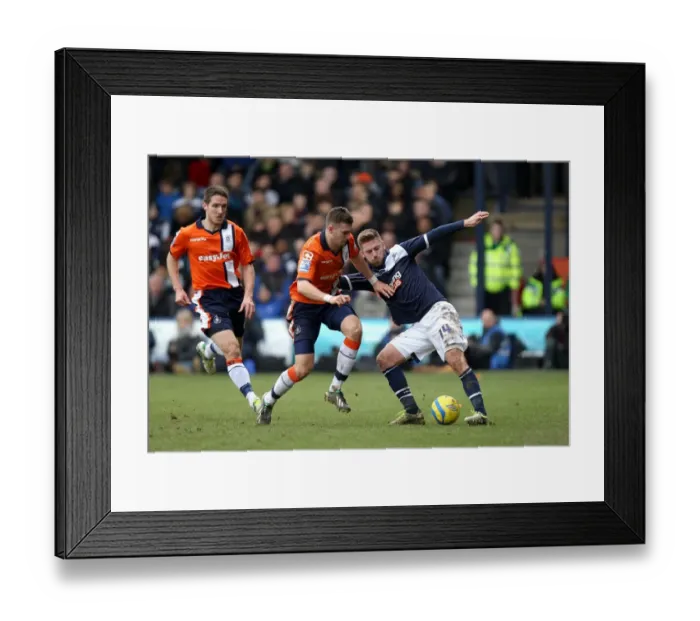 Framed Print : Battle for the FA Cup: Luton Town vs. Millwall - Fifth Round Showdown at Kenilworth Road Framed Print : Battle for the FA Cup: Luton Town vs. Millwall - Fifth Round Showdown at Kenilworth Road