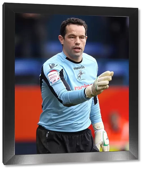 Millwall's David Forde in FA Cup Fifth Round Action at Luton Town's Kenilworth Road
