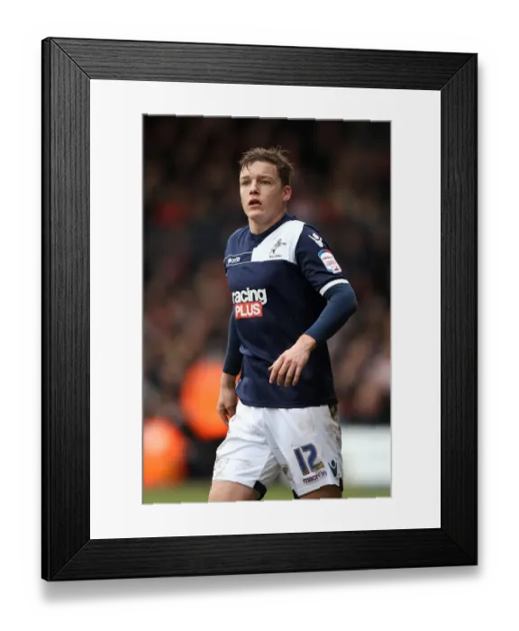 Framed Print : Shane Lowry in FA Cup Action: Millwall vs. Luton Town at Kenilworth Road