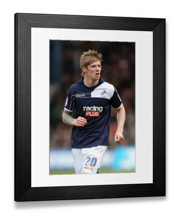 Framed Print : Millwall's Andy Keogh Scores in FA Cup Fifth Round Clash Against Luton Town at Kenilworth Road Framed Print : Millwall's Andy Keogh Scores in FA Cup Fifth Round Clash Against Luton Town at Kenilworth Road