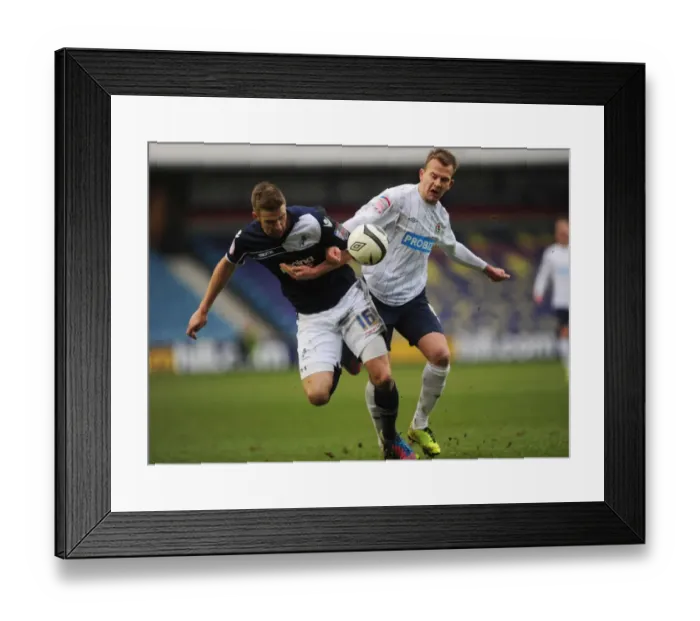 Framed Print : FA Cup - Quarter Final - Millwall v Blackburn Rovers - The Den Framed Print : FA Cup - Quarter Final - Millwall v Blackburn Rovers - The Den