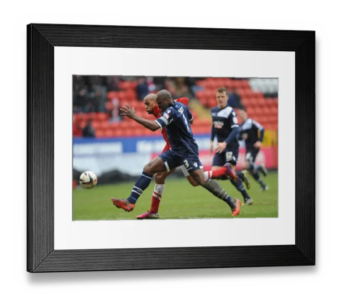 Framed Print : Charlton Athletic vs. Millwall: Intense Rivalry in the Npower Championship - Haynes vs. Shittu Framed Print : Charlton Athletic vs. Millwall: Intense Rivalry in the Npower Championship - Haynes vs. Shittu