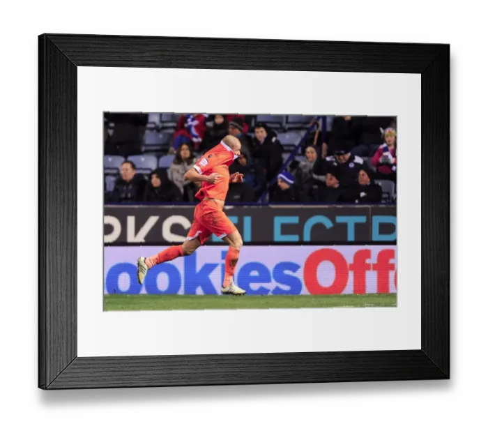 Framed Print : Millwall's Alan Dunne Scores the Winning Goal Against Leicester City in Championship Match Framed Print : Millwall's Alan Dunne Scores the Winning Goal Against Leicester City in Championship Match