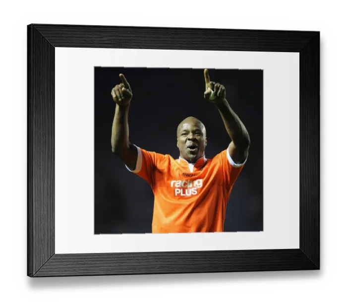 Framed Print : Millwall's Glory: Danny Shittu Celebrates Championship Win Against Leicester City (Leicester City v Millwall: King Power Stadium: 29-03-2013) Framed Print : Millwall's Glory: Danny Shittu Celebrates Championship Win Against Leicester City (Leicester City v Millwall: King Power Stadium: 29-03-2013)