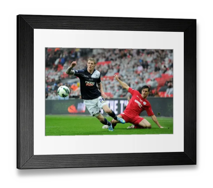 Framed Print : FA Cup - Semi Final - Millwall v Wigan Athletic - Wembley Stadium Framed Print : FA Cup - Semi Final - Millwall v Wigan Athletic - Wembley Stadium