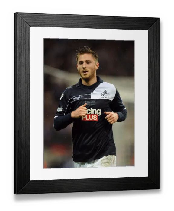 Framed Print : Millwall's James Henry Scores the FA Cup Semi-Final Winning Goal Against Wigan Athletic at Wembley Stadium (2013) Framed Print : Millwall's James Henry Scores the FA Cup Semi-Final Winning Goal Against Wigan Athletic at Wembley Stadium (2013)