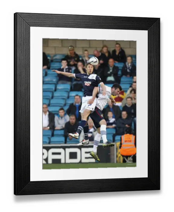Framed Print : Millwall vs. Blackburn Rovers: A Battle for Championship Possession - The Den Framed Print : Millwall vs. Blackburn Rovers: A Battle for Championship Possession - The Den