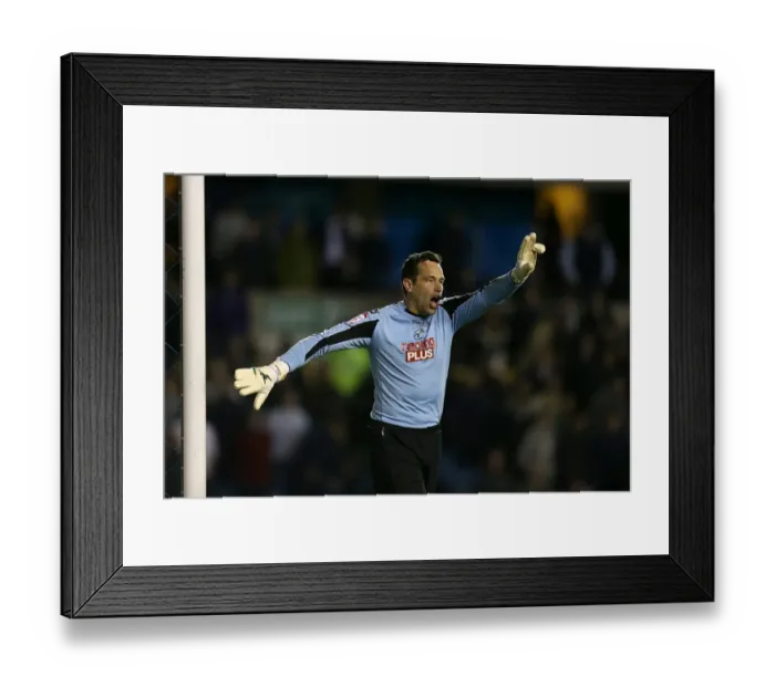 Framed Print : npower Football League Championship - Millwall v Crystal Palace - The Den Framed Print : npower Football League Championship - Millwall v Crystal Palace - The Den