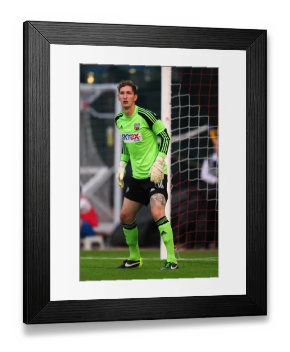 Framed Print : Millwall's Jack Bonham Saves at Griffin Park: Pre-Season Friendly vs Brentford (July 16, 2013)