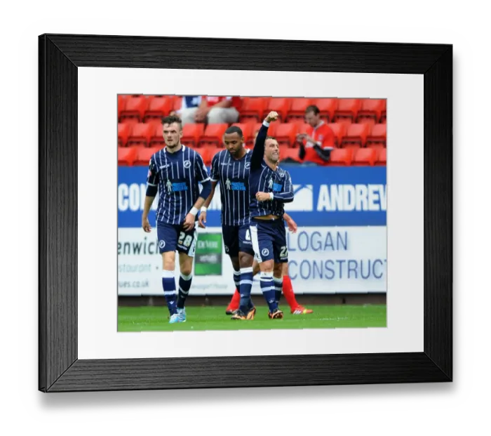 Framed Print : Scott McDonald's Stunner: Millwall's First Goal in Charlton Athletic Rivalry (Sky Bet Championship 2013) Framed Print : Scott McDonald's Stunner: Millwall's First Goal in Charlton Athletic Rivalry (Sky Bet Championship 2013)