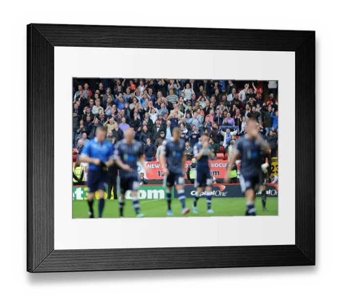 Framed Print : Millwall's Triumphant Return to The Valley: Charlton Athletic vs Millwall in Sky Bet Championship (September 21, 2013)