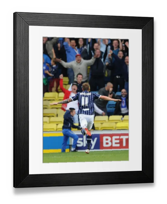 Framed Print : Sky Bet Championship - Millwall v Leeds United - The New Den Framed Print : Sky Bet Championship - Millwall v Leeds United - The New Den