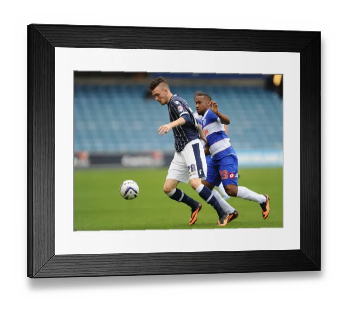 Framed Print : Sky Bet Championship - Millwall v Queens Park Rangers - The New Den