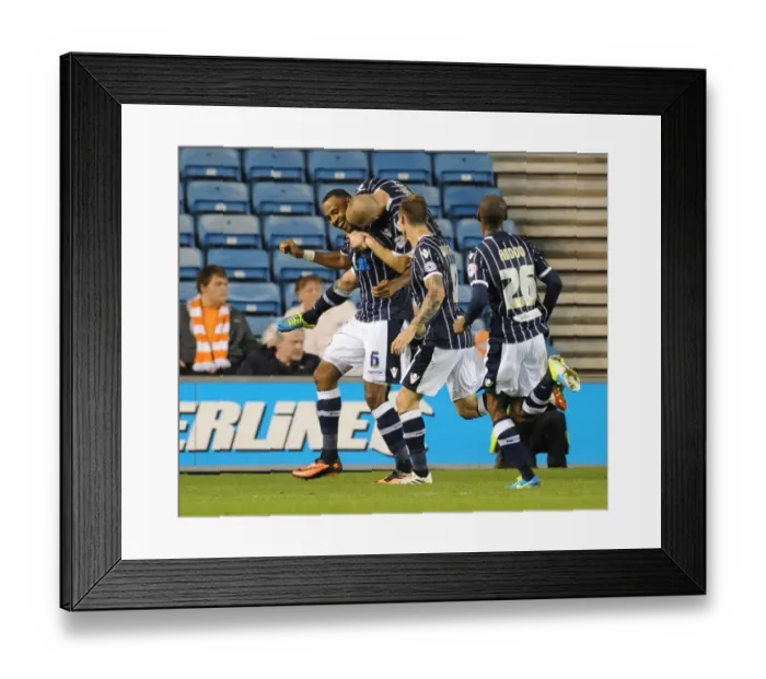 Framed Print : Sky Bet Championship - Millwall v Blackpool - The Den Framed Print : Sky Bet Championship - Millwall v Blackpool - The Den