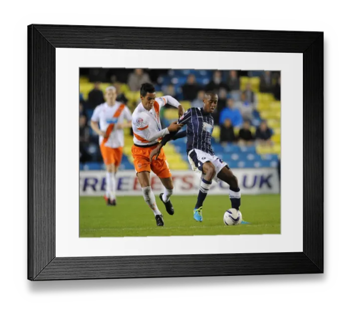 Framed Print : Battle for Supremacy: Abdou vs Ince in Millwall vs Blackpool Championship Clash Framed Print : Battle for Supremacy: Abdou vs Ince in Millwall vs Blackpool Championship Clash
