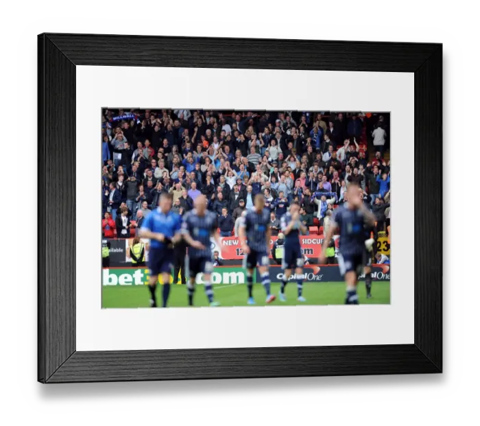 Framed Print : Millwall Fans Unite: A Show of Appreciation at The Valley (Charlton Athletic vs. Millwall, Sky Bet Championship, 2013) Framed Print : Millwall Fans Unite: A Show of Appreciation at The Valley (Charlton Athletic vs. Millwall, Sky Bet Championship, 2013)