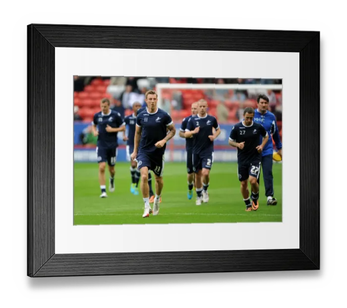 Framed Print : Millwall vs Charlton Athletic: Sky Bet Championship Clash at The Valley - Martyn Woolford's Determined Performance Framed Print : Millwall vs Charlton Athletic: Sky Bet Championship Clash at The Valley - Martyn Woolford's Determined Performance