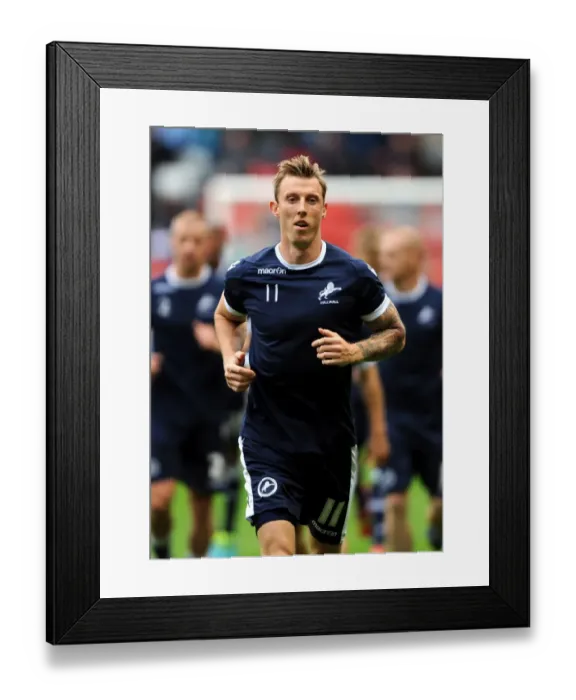 Framed Print : Sky Bet Championship Showdown: Millwall vs Charlton Athletic - Martyn Woolford in Action at The Valley (September 21, 2013)