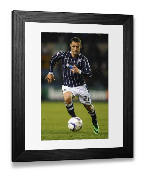 Framed Print : Millwall vs Birmingham City: Sky Bet Championship Showdown at The Den - Scott McDonald Goals