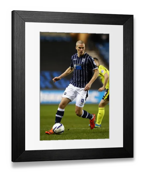 Framed Print : Millwall vs Birmingham City: Steve Morison at The Den - Sky Bet Championship Showdown (25-03-2014) Framed Print : Millwall vs Birmingham City: Steve Morison at The Den - Sky Bet Championship Showdown (25-03-2014)